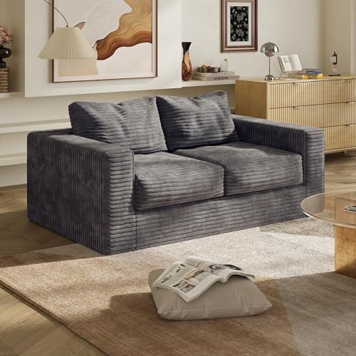 WLIVE 64'' Boneless Loveseat, Couches for Living Room, Bean Bag