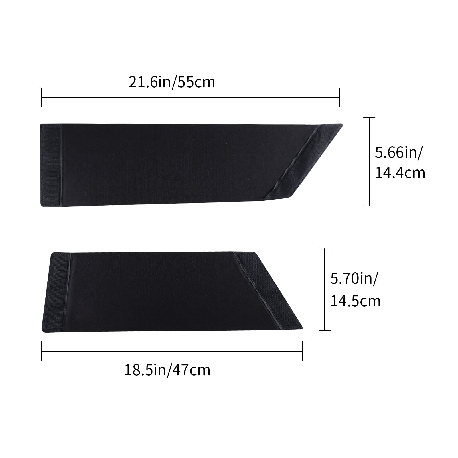 KUNGKIC 2Stück Flannel Autoablage Seiten Kofferraumtrennwand Compatible with Volvo S60 Zubehör Auto Organizer Bag Box Innenbereich für 2012 2013 2014 2015 2016 217 2018 2019