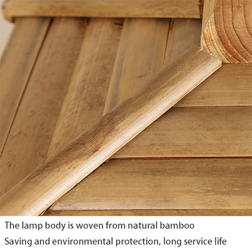 Lámpara de techo de madera premium estilo linterna china moderna para salón 6