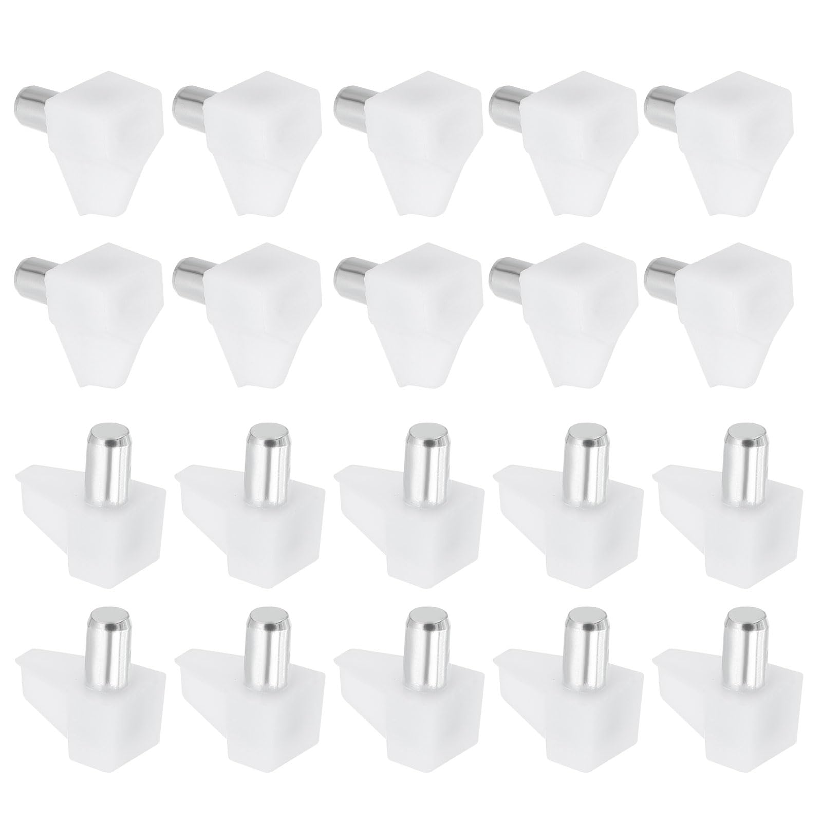 PATIKIL Shelf Support Pegs 0.2", 50pcs Shelf Holder Pins Bracket,Larger Pegs for Shelves for Cabinet Cupboard, Bookcase