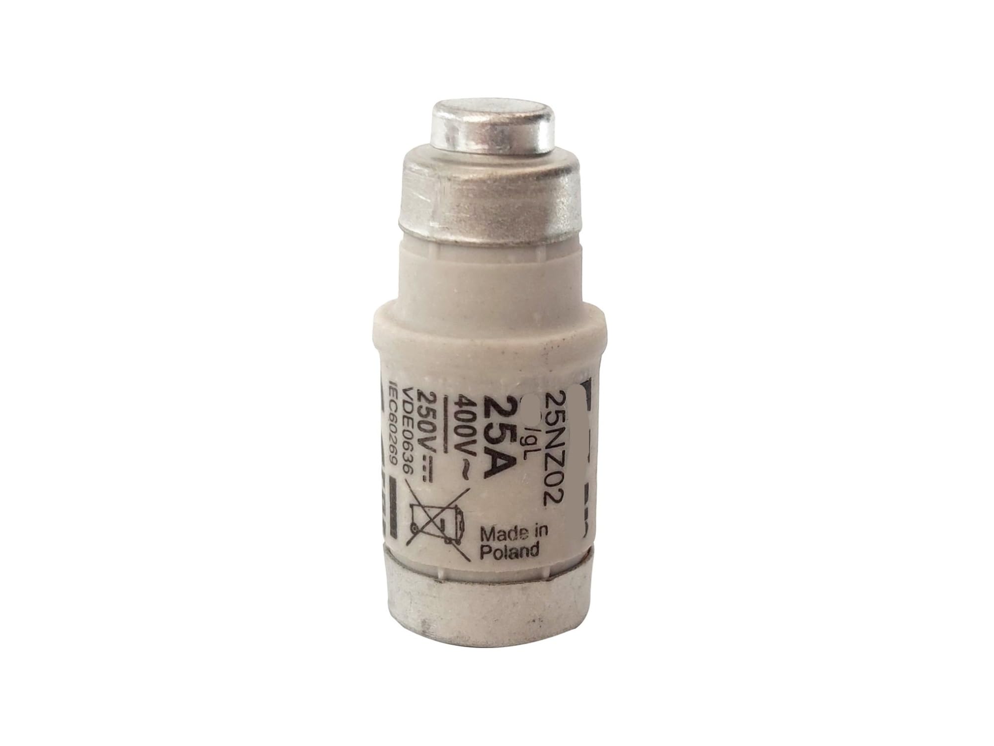 Fusible GL 25NZ02 400V cartouche protection tableau electrique