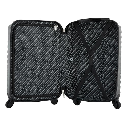 Image of French Connection 22 inch Quinn Carry-On Luggage, Black