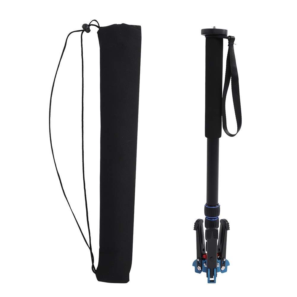 Trípode monopié Resistente de 5 Kg con Longitud Ajustable para Fotógrafos Aleación de Aluminio Portátil 45-165 Cm