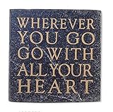 Blue Sky Ceramics Wherever You Go Stone Tile, 4' x 4'