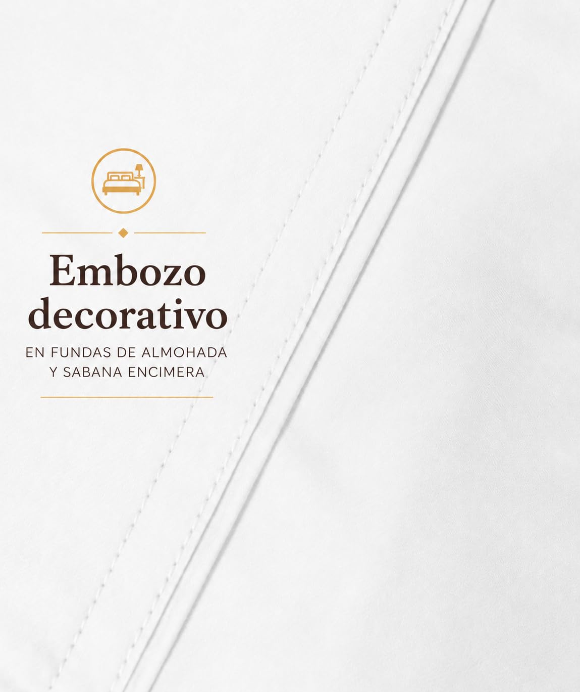 Jomy Juego de sabanas 150 x 190/200 cm Algodon de 300 Hilos Blanco Juego Cama sábana encimera + sábana Bajera Ajustable + 2 Fundas de Almohada 50 x 75 cm 100% Algodon Blanco