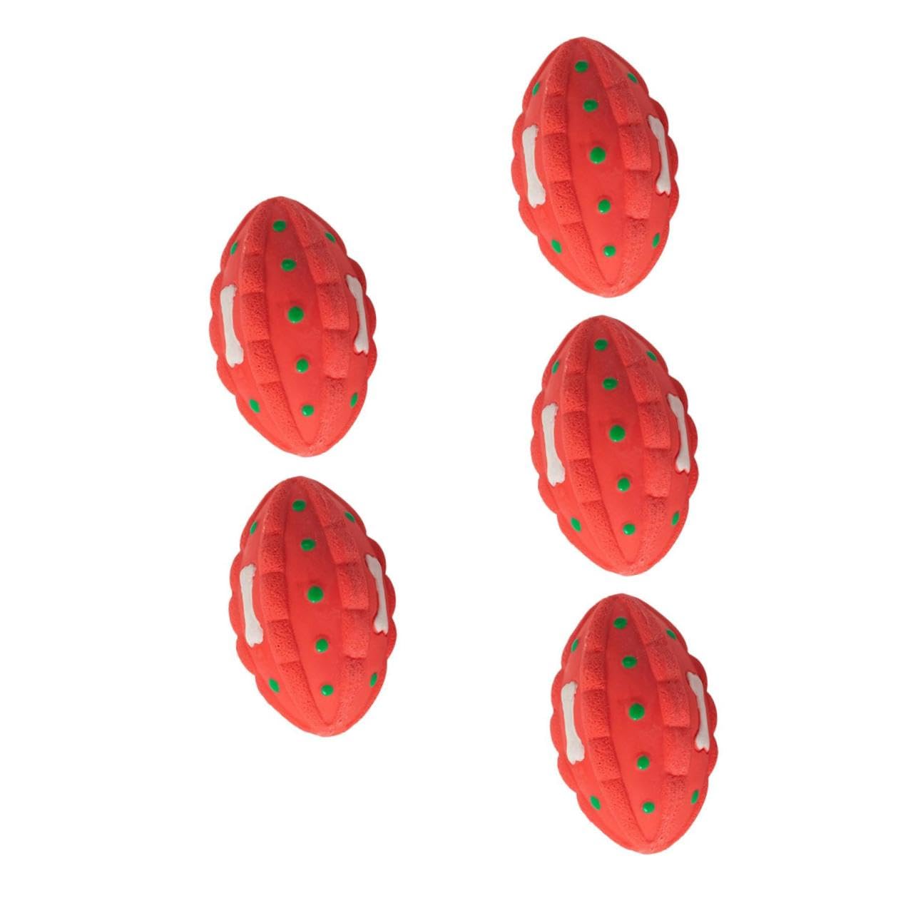 Beaupretty Lot De 5 Jouets Interactifs Et Résistants pour Chiens À Mâcher Portables en Forme De Fruit Adorable