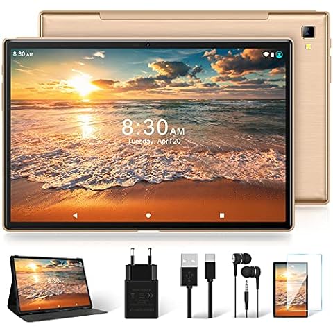 Tableta YESTEL 10 Pulgadas WiFi 64GB ROM 512GB Ampliable Cover
