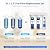 3-Stage 10" x 2.5" Water Filter Replacement Cartridge Pre-Filter Set for APEC Essence & Ultimate Series, ROES-50, RO-90, RO-PH90, ROES-PH75, RO-Hi, WFS-1000, RCC7AK, US31 & Standard RO Systems
