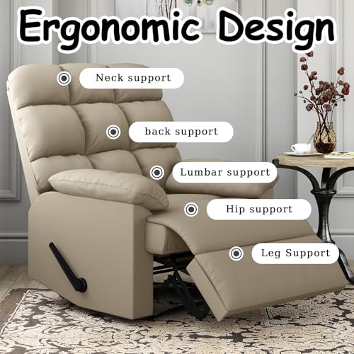Sillón reclinable manual Caqui miniatura 4