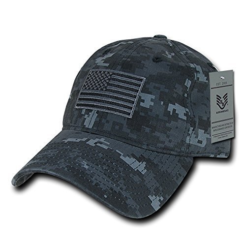 RapDom Polo Style American Pride Flag Baseball Caps - NTG Camo