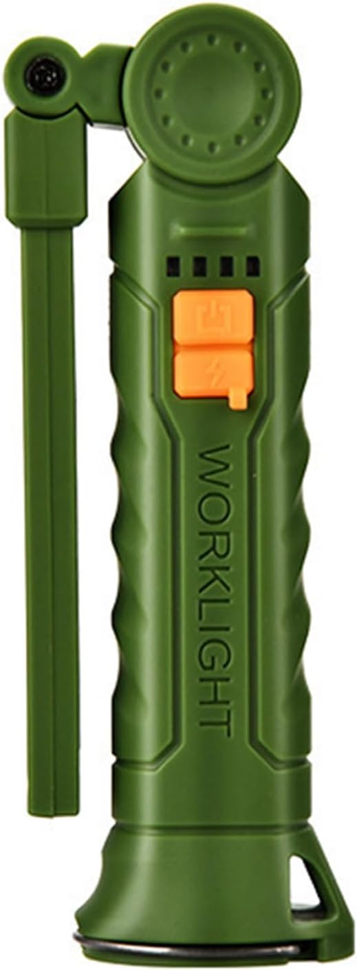 USB Rechargeable LED Work Light Flashlights with Hook Hanging Lamp for Outdoor Camping Emergencies Situation USB Rechargeable Torches
