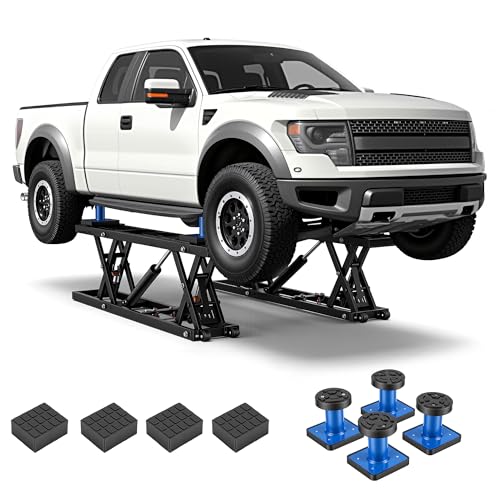 JFHID 7000 LBS Portable Car Lift for Home Garage,...