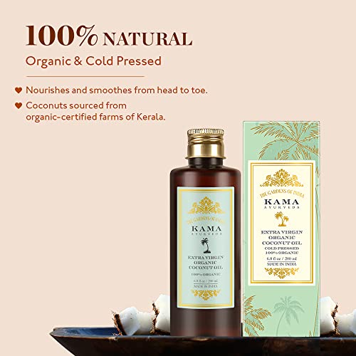 Kama Ayurveda Extra Virgin Organic Coconut Oil, 200ml - Image 3