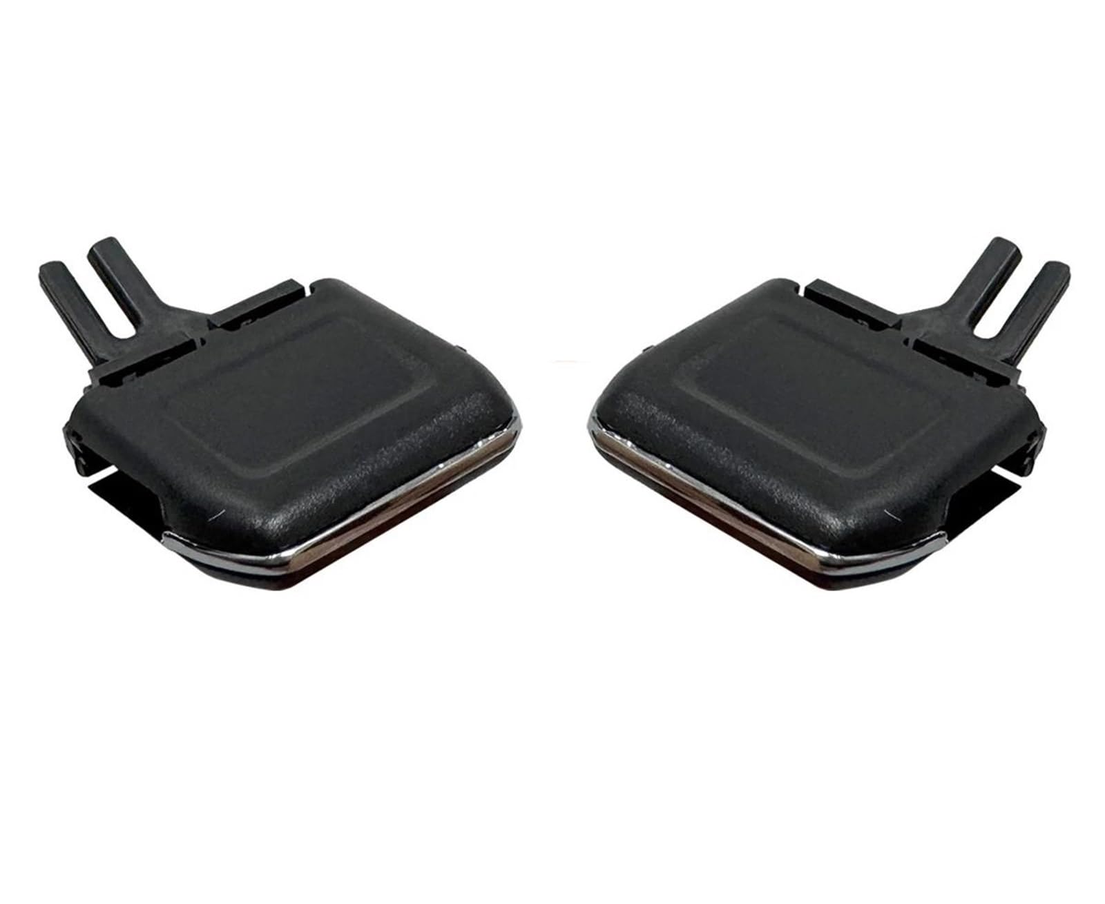 Griglia Aria 1x/2x Clip Griglia Ventilazione Cromata Posteriore Console Centrale Interna A/C Per VW Per Passat B8 Per CC 2019-2024 Versione UE 3G0819203A Bocchette Aria Condizionata(Rear-2PCs)