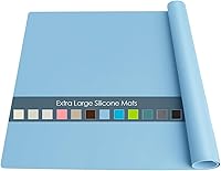 Vista 38 de Tapetes de silicona de grado alimenticio para encimera de cocina, tapete protector de encimera, resistente al calor, tapete para freidora de aire