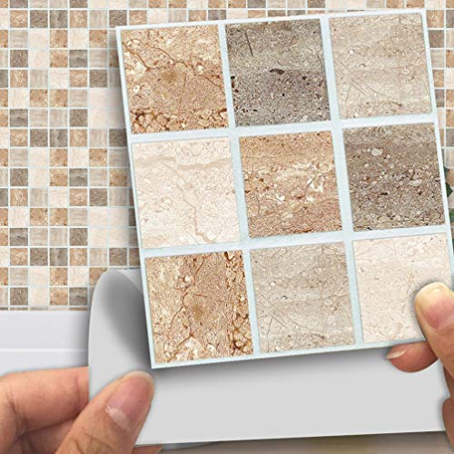 18 Pcs Adesivos De Azulejos à Prova D'água Adesivos Decalque Adesivos Coloridos Decalques Da Etique