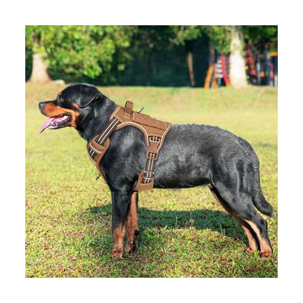 Service Dog Vest Harness Tactical Dog Harness For Large Dogs No