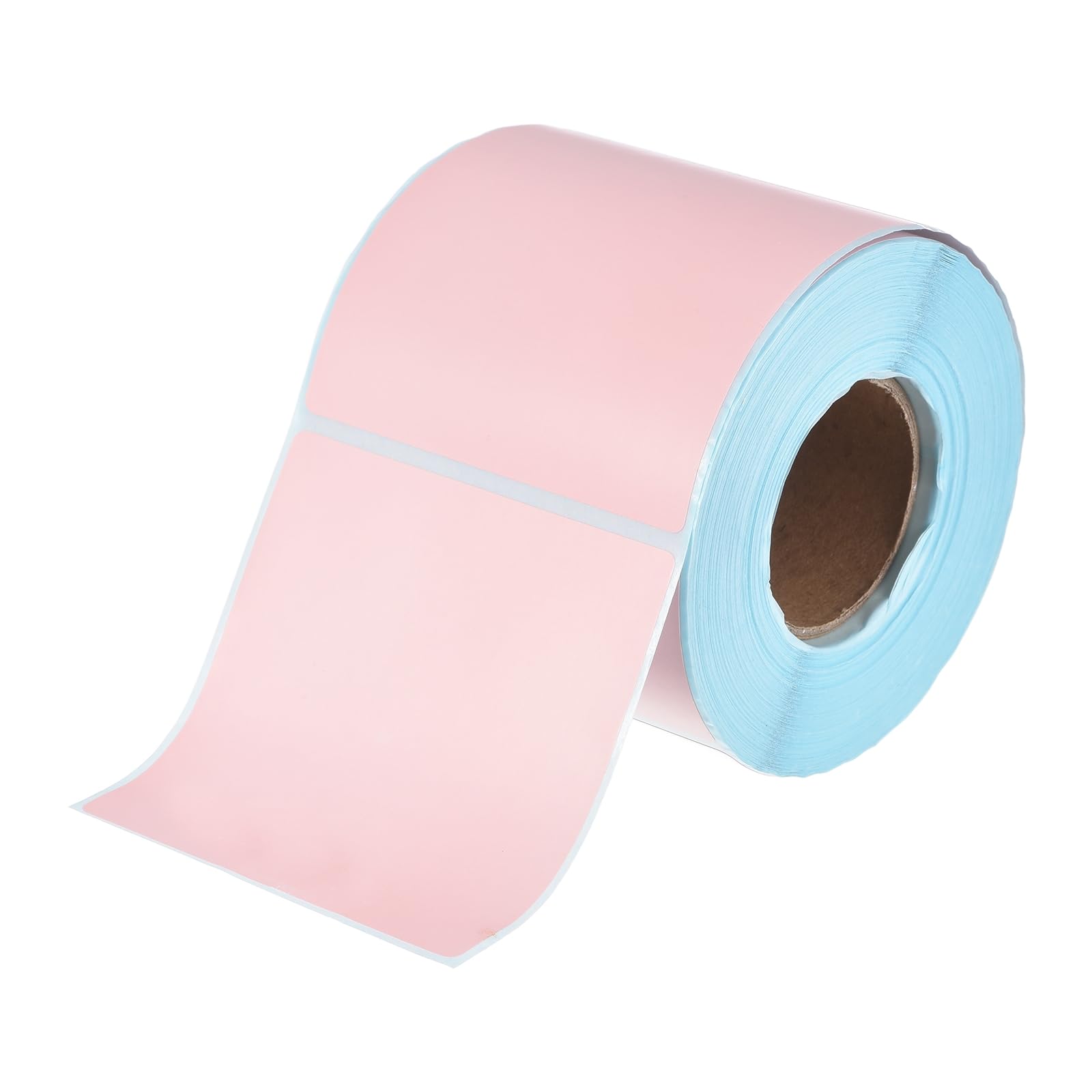 PATIKIL 500 Pcs Color Direct Thermal Labels, 3 x 3'' Barcode Printing Stickers Colorful Sticker Labels for Barcode Thermal Printers Warehouse Retail Shipping Address Labeling, Pink