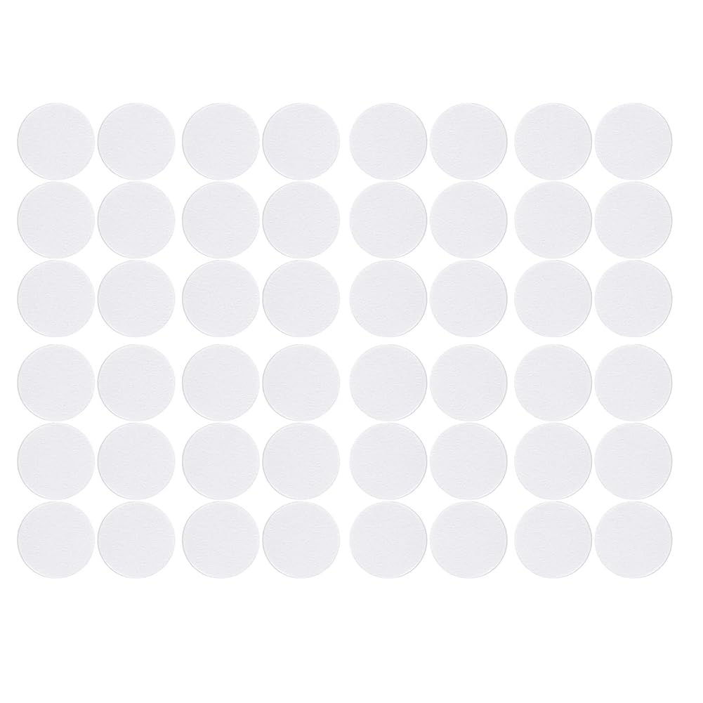 Yzzthumss 24 Pcs 2.5" Monotub Adhesive Filter Disks Mushroom Filter Pads for Mushroom Cultivation Wide for Mushroom Growing Supplies