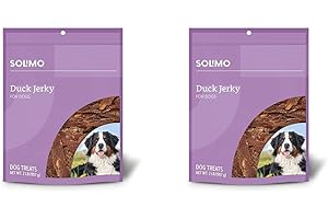 Solimo Duck Jerky Dog Treats: A Tail-Wagging Delicacy for Canine Connoisseurs