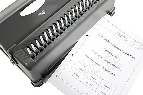 Genie CB 850 Spiraalbinder, tot 350 Vellen, DIN A4, Incl. 75-Delige Starterset, Grijs - Image 8