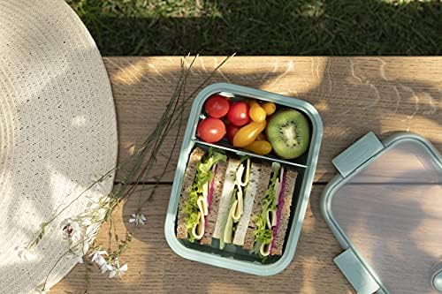 Curver Rect 1.2 Litre Storage Box with Lid - Recycle (Smart Eco Line) Plastic image 5