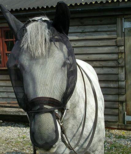 Gee Tac Horse Fly Riding Mask Full Face Ears Nose - Full