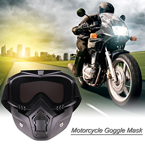 Kids Goggles Mask Tactical Goggles With Detachable Face Mask For Cycling Skiing Outdoor Children Cs Paintball (Grey) #TOP1