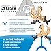 Stan OnneX Clicker Thumb Bow Release Aid for Archery & Hunting - Adjustable, DLC-Coated Resistant Internals, Smooth Action, Click-Feedback System, Modular 3 or 4 Finger Fit, Heavy Metal, Medium