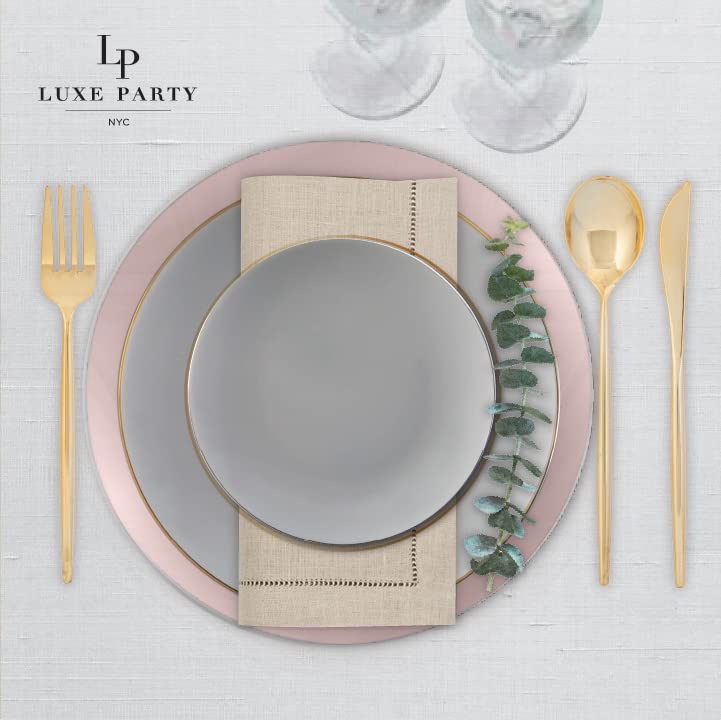 LUXE PARTY 12 Pack Plato Decorativo Redondo 13 in miniatura 3