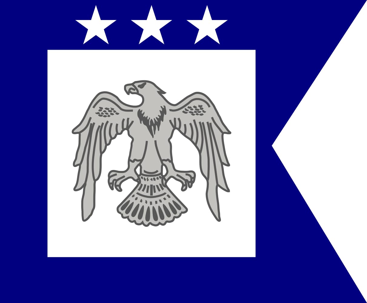 Drapeau Turkish Air Force Lieutenant-General pavillon armée de l'air