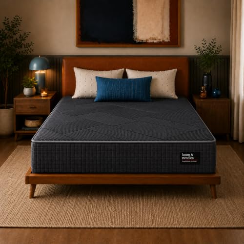 LOOM & NEEDLES 78x60x8 Inches Queen Size Mattress | Reactive Dual...