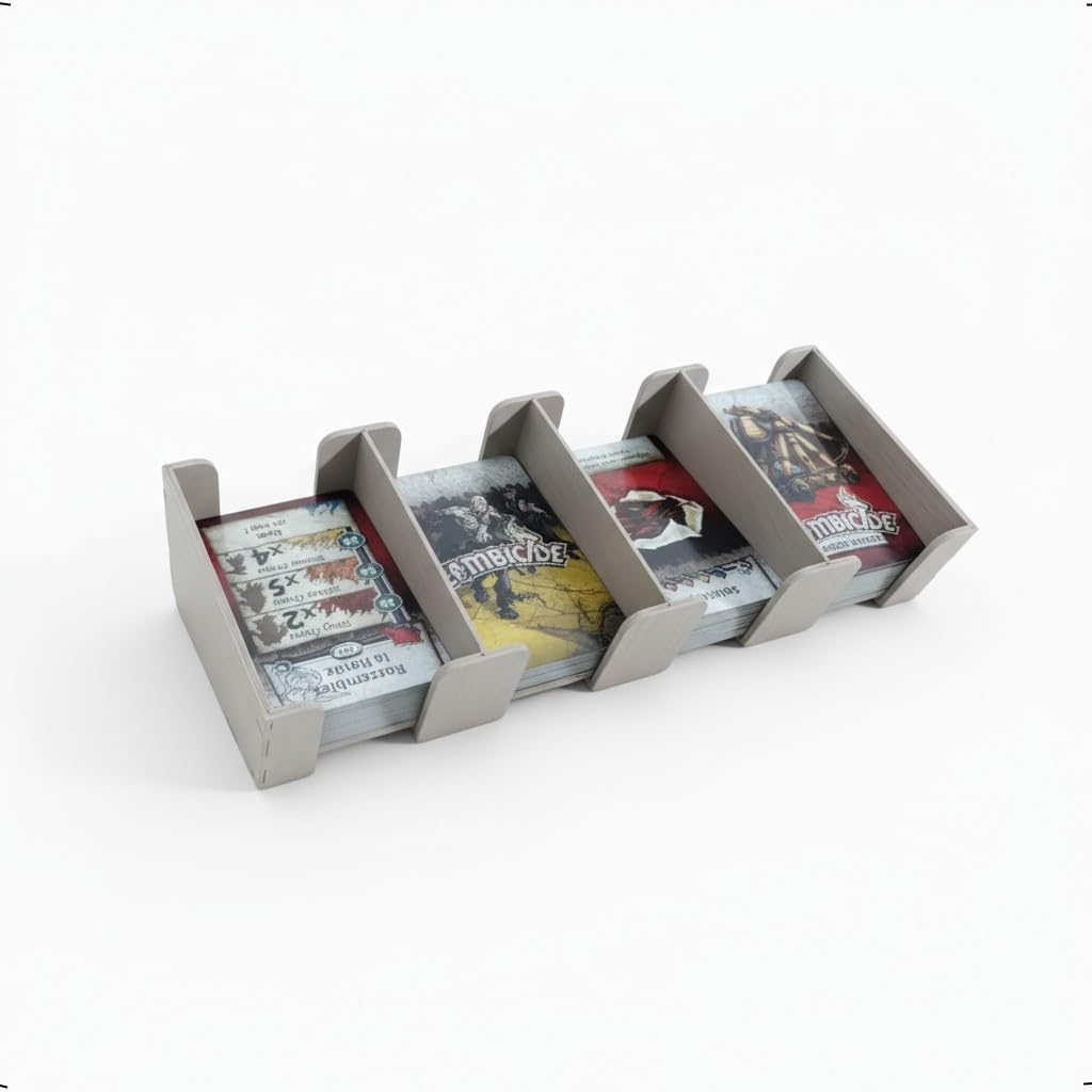 Support de Cartes pour Zombicide – Organisateur Pioche et Défausse pour Équipement et Zombies