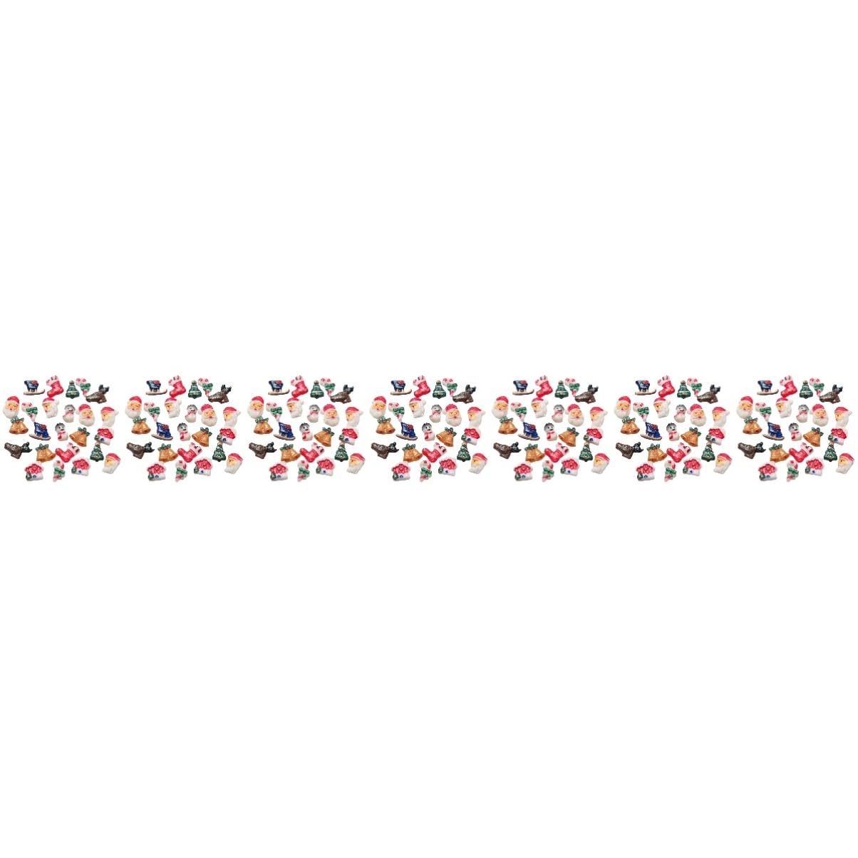 Healeved 7 Set Di Decorazioni Per Unghie A Tema Natalizio Decorazioni Per Unghie Per Ragazze 50 Pezzi * 7