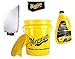 Produktbild Meguiar's PRAKTISCHES Auto WASCHSET! MEGUIARS Wascheimer Eimer GRIT Guard 18,9 L + AUTOSHAMPOO G17748EU Shampoo Ultimate Wash & Wax 1420 ML + Waschhandschuh E102EU Ultimate WASH MITT
