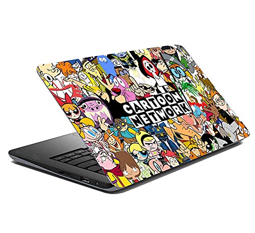 Cartoon Network Laptop Skins Sticker for Dell, Hp, Toshiba, Acer, Asus & All Models (Upto 15.6 inches) Multicolor