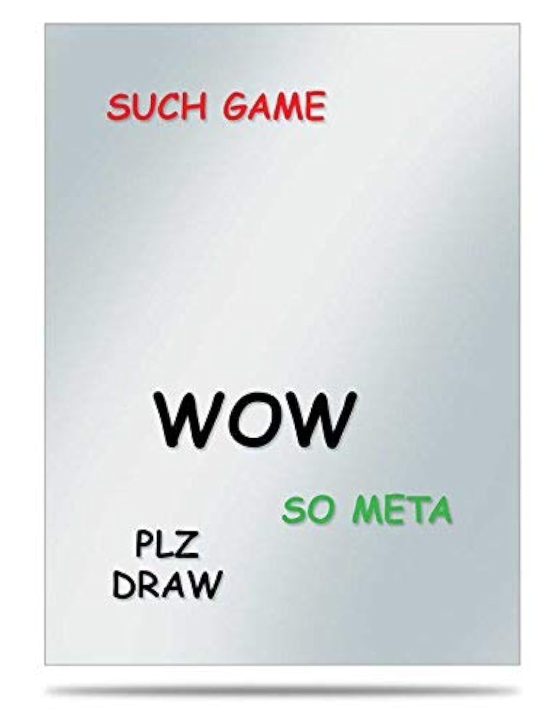 Ultra Pro - 330680 - Jeu De Cartes - Housse De Protection - Wow Doge - 50 Pièces - C100