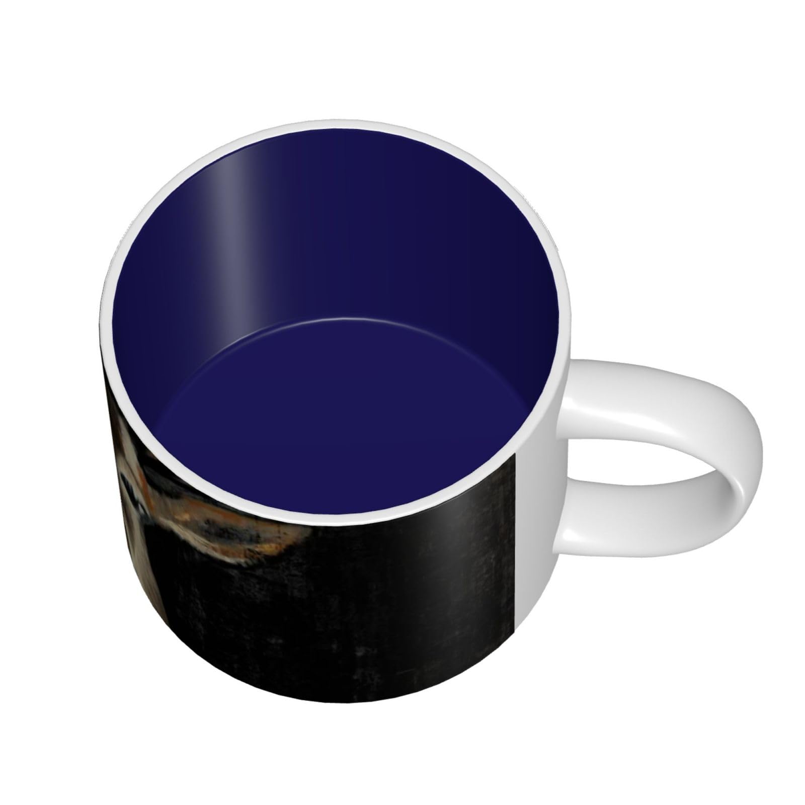 Jeleń drukowane kubki ceramiczne o dużej pojemności kubek do kawy
