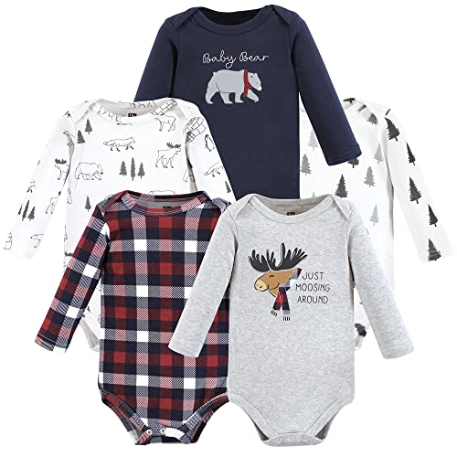 Image of Hudson Baby Unisex Baby Cotton Bodysuits