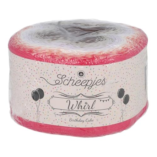 Image of Scheepjes Whirl Birthday Cake Gradient Yarn, 1 Cake Approx. 1094 yd (8.0 oz) - 798 Berry on Top, Cotton /Acrylic Blend