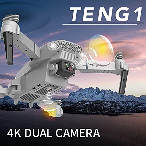Ficha técnica Drone 4K Camera Bright Lights Folding Body Gesture Photos Videos Height Maintenance Phone Application RC Longer Fighting Life Best Gift for Photography Lovers - Fernando Cortés