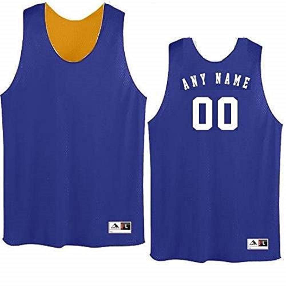 Custom Reversible Mesh Tank Basketball Jersey (Name/# on Both Sides Front & Back)