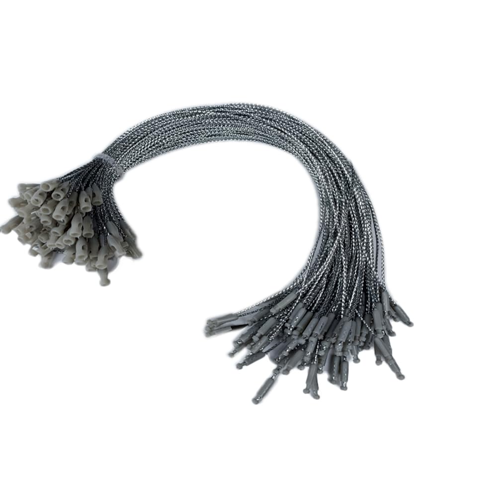 1000 PCS 7.87Inch Hang Tag String Snap Lock Pin Loop Tie Fasteners,Polyester String Hanging String Hang Tag String for Retail Store Clothing Accessory Price Pins