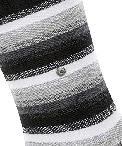 Burlington Devon, Calzini Uomo, Cotone, Nero