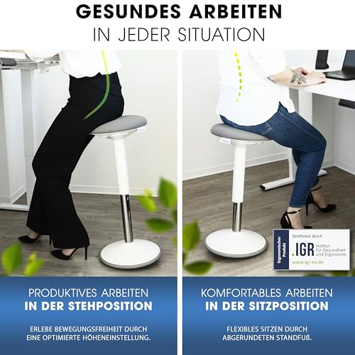 Wackelhocker Ergoocean Bürohocker ergonomisch 2in1 höhenverstellbar