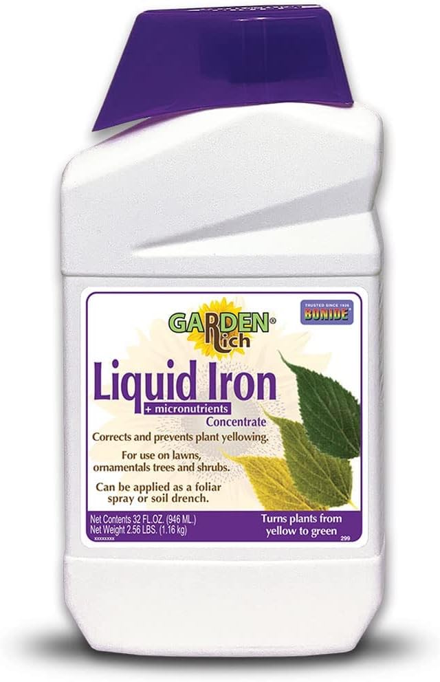Bonide 299 Liquid Iron Complex Fertilizer Concentrate, 32 oz. - Quantity 1