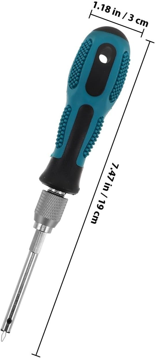 Garneck Foldable Bicycle Spoke Wrench Repair Tool with Bit and Handle | Metal and Plastic Build, Easy Installation, for Motorcycles and Bicycles