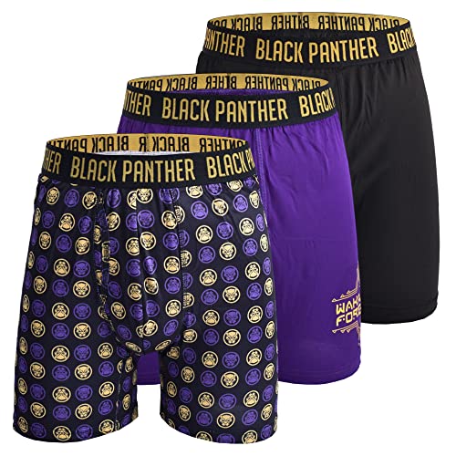 Black Panther Men's 3-Pack Comfort Boxer Brief