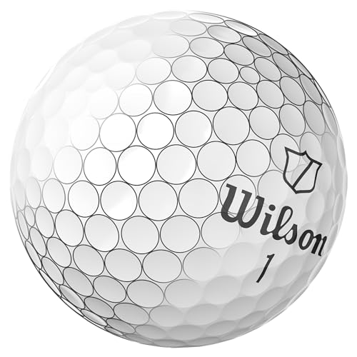 Wilson Staff Golf Balls, Staff Model, Four Piece High Spin Golf Ball, White - Image 7