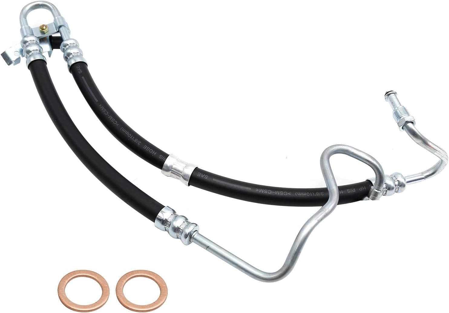 32416764726, 32416774215, 3401109 Power Steering Hose Pressure Line Hose Assembly Replacement for BMW E46 3-Series 320i 01-05 325i 325Ci 2003-2006 330i 2002-2006 323Ci 328Ci 330Ci